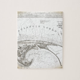 Alte Vintage Provincetown Cape Cod Map