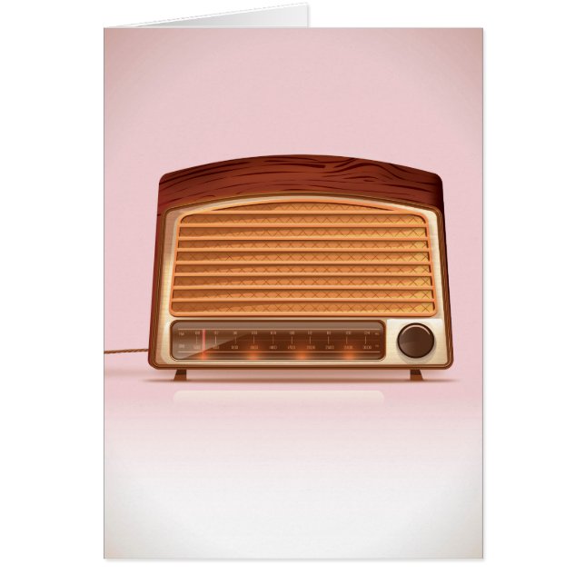 Alte Vintage Retro-Radioplaner (Vorne)