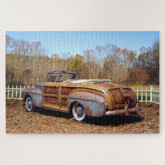 Alte Vintage-Rostlaube Scheunenfund Auto Woody Cab