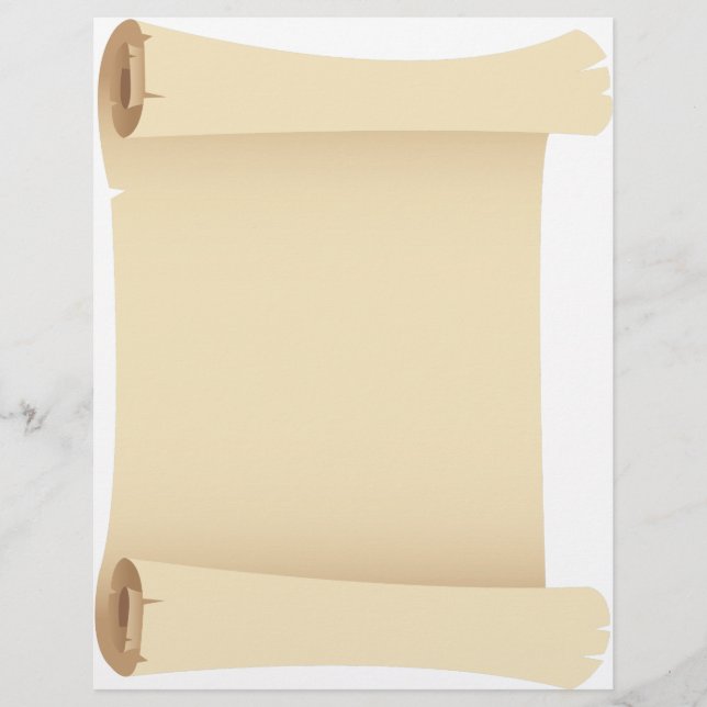 Alte Vintage Scroll (Vorderseite)