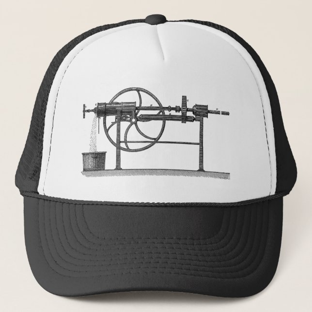 Alte Vintage Teigwaren-Maschine Truckerkappe (Vorderseite)