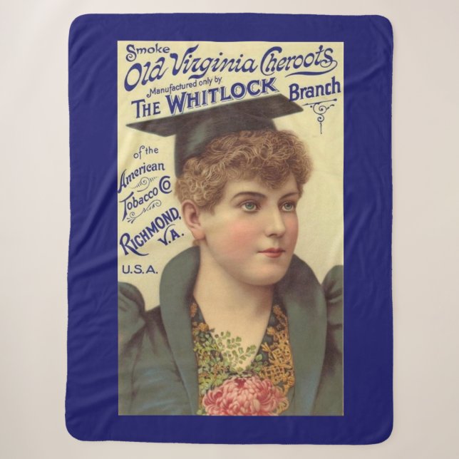 Alte Virginia Cheroots der 1890er Jahre und drucke Sherpadecke (Vorderseite)