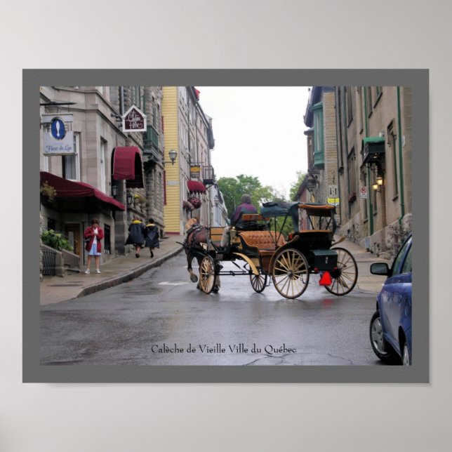 Alte, von Québec Gezeichnet Reittour Poster (Vorne)