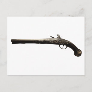 Alte Waffe Postkarte