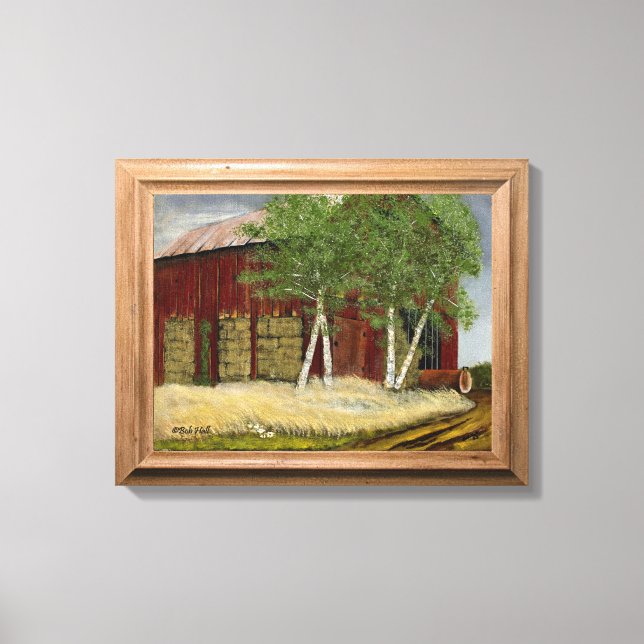 Alte Walker-Scheune (20,22" x 16" x 0,75") Leinwanddruck (Vorderseite)