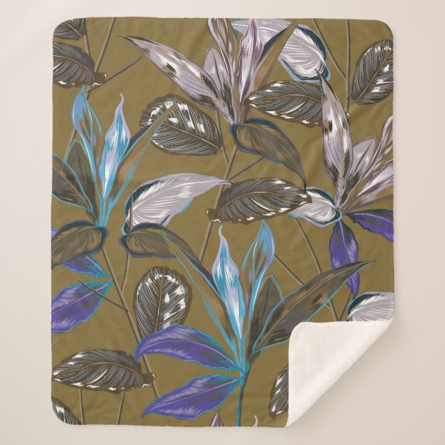 Alte Wandtextur mit Rissen, Retro-Hintergrund,   Sherpadecke (Vorderseite)