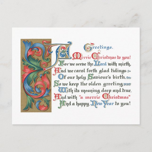 Alte Weihnachten (Vorderseite)