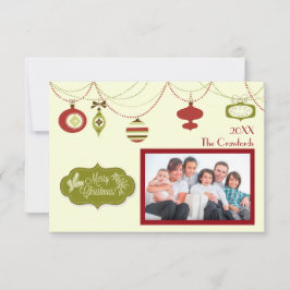 Alte Weihnachten - 3x5 Weihnachtskarte Einladung
