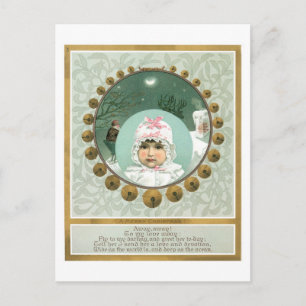Alte Weihnachten, Baby Feiertagspostkarte