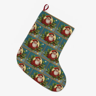 Alte Weihnachten Großer Weihnachtsstrumpf