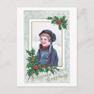 Alte Weihnachten, Junge Feiertagspostkarte
