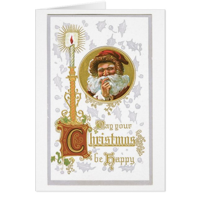 Alte Weihnachten, Kerze (Vorne)