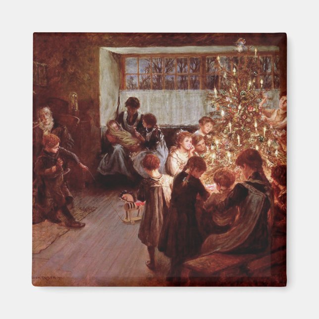 Alte Weihnachten Magnet (Vorne)