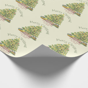 Alte Weihnachten Personalisiert Geschenkpapier