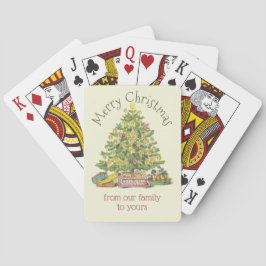 Alte Weihnachten Personalisiert Spielkarten