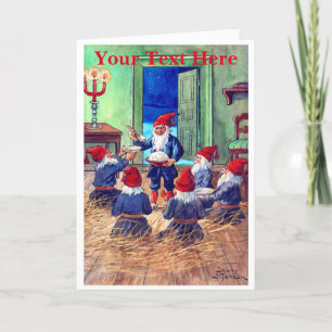Alte Weihnachtskarte Dankeskarte