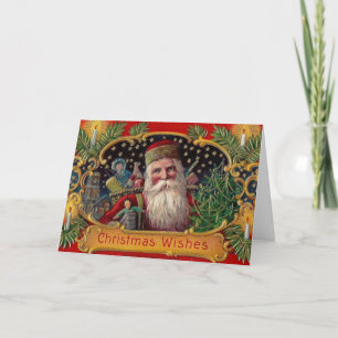 Alte Weihnachtskarte Feiertagskarte