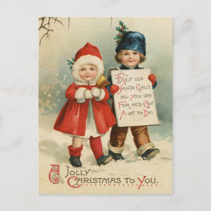 Alte Weihnachtspostkarte Postkarte