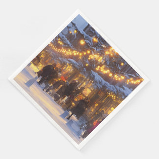 Alte Weihnachtszeit Serviette