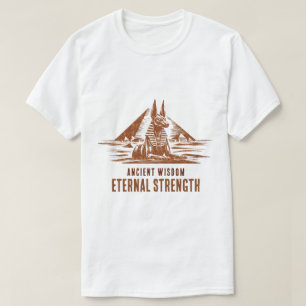 Alte Weisheit, Ewige Kraft - Glitzer Gold T-Shirt