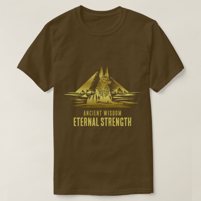 Alte Weisheit, ewige Kraft - Gold T-Shirt (Design vorne)