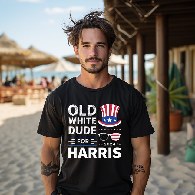 Alte weiße Typ für Kamala Harris Wahl 2024 T-Shirt (Von Creator hochgeladen)