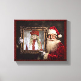 Alte Welt | Add-Your-Foto | Luxe Christmas Leinwanddruck