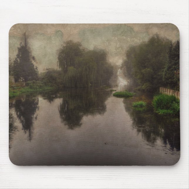 Alte Welt Landschaft Kunstmalerei Mousepad (Vorne)