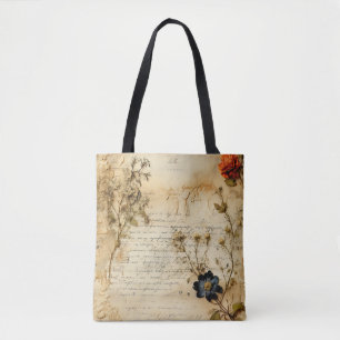 Alte Welt Romantisches Pergament-Schreiben Tasche