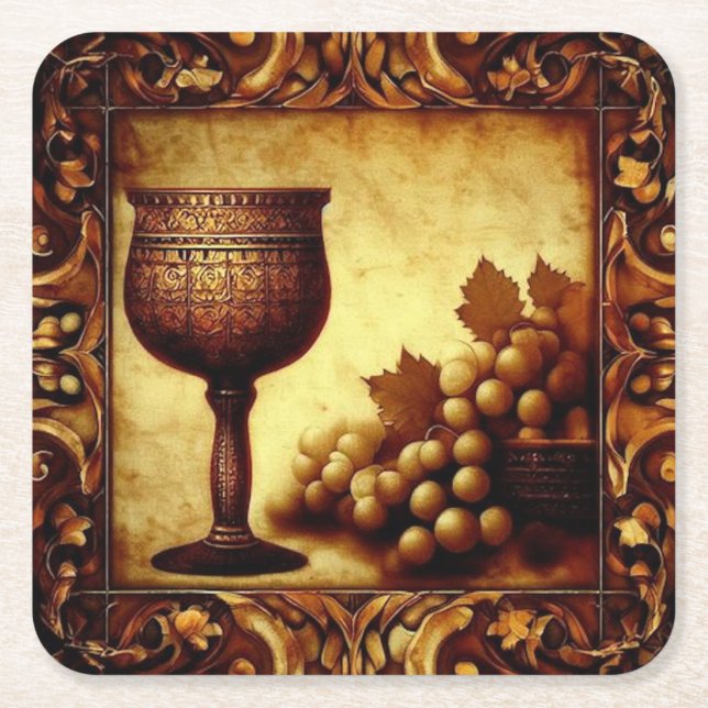 Alte Welt Untersetzer / Chalices and Goblets 02 (Vorderseite)