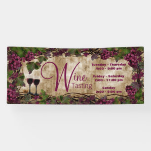 Alte Welt Vintag Weinverkostung Banner