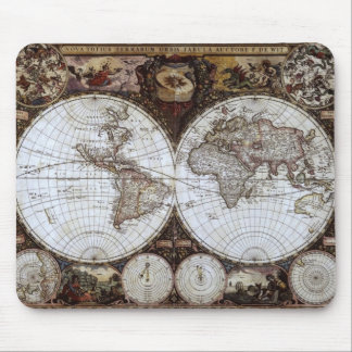 Alte Weltkarte Mousepad