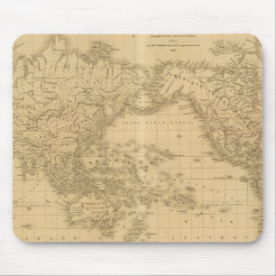 Alte Weltkarte Mousepad