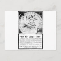 Alte Werbung für die Toilette meiner Dame