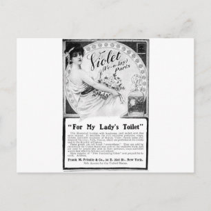 Alte Werbung für die Toilette meiner Dame Postkarte