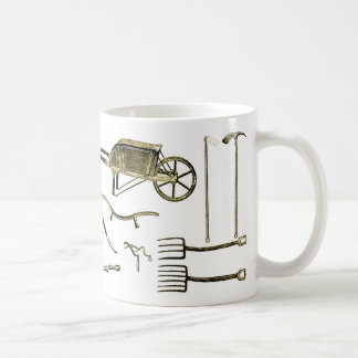 Alte Werkzeug-Tasse Kaffeetasse