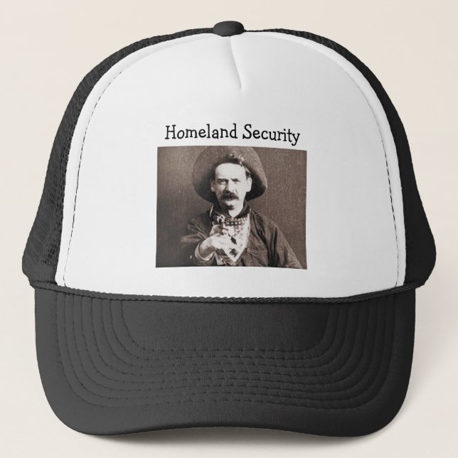 Alte Westcowboy-heimat-Sicherheits-Kappe Truckerkappe (Vorderseite)