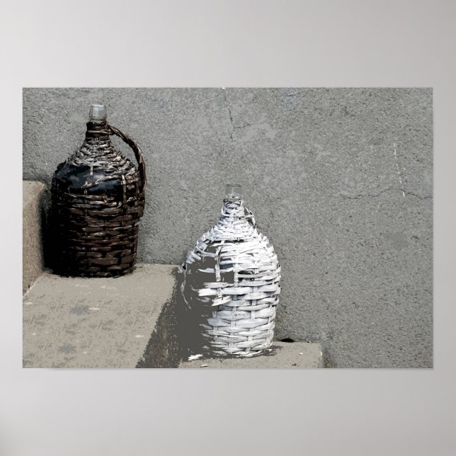 ALTE WICKER-FLASCHEN POSTER (Vorne)