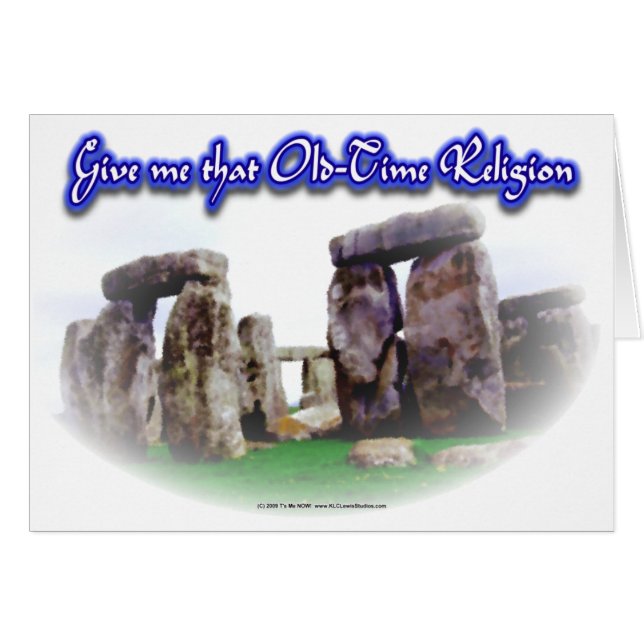 Alte Zeit-Religion neu (Vorderseite (Horizontal))