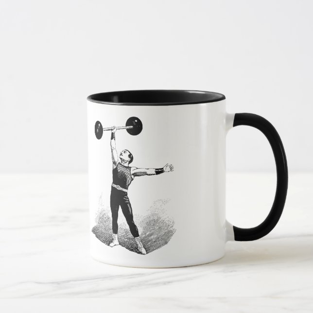 Alte Zeit starker Mann Tasse (Rechts)