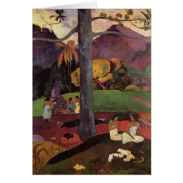 Alte Zeiten Pauls Gauguin- (Vorne)