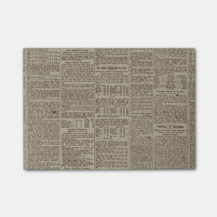 Alte Zeitung 1902 Post-it Klebezettel