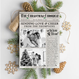 Alte Zeitung 2 Foto Was für ein Jahr Weihnachten