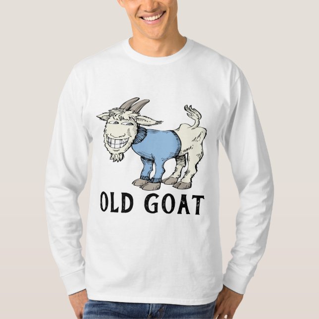ALTE ZIEGE GEBURTSTAG MENSCHEN T - SHIRT (Vorderseite)