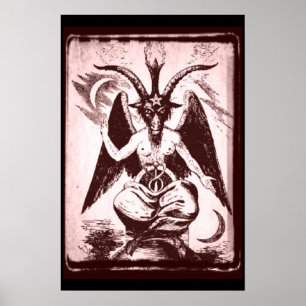 Alte Ziege von Mendes Poster