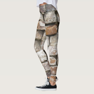 Alte Ziegelwand Hintergrund Leggings