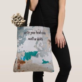 Alte Ziegelwand im Loft-Stil Tasche