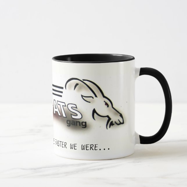 Alte Ziegen-Gruppen-Tasse Tasse (Rechts)