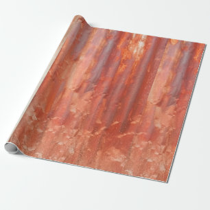 Alte Zinkoberfläche im Vintage-Stil. Rostige Wand Geschenkpapier