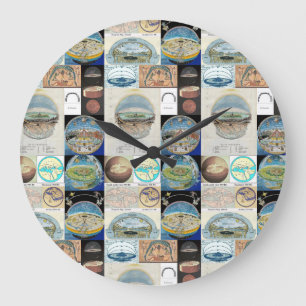 Alte Zivilisations-Uhr Große Wanduhr